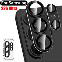 8K HD Metal Camera Lens Protection Glass Cover For Samsung Galaxy S26 Ultra Tempered Glass Film Galaxy S26 Phone Accessories