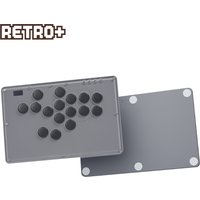 Haute42 Retro+ V16 30th Hitbox Controller OLED Screen SOCD Turbo Mode 0.8mm Low Latency for PS5 PS4 PC Arcade 2XKO