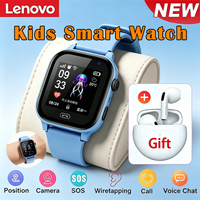 Lenovo 2026 Nowy Smartwatch dla Dzieci 5G GPS Połączenia Wideo SOS Karta SIM Kamera HD Wodoodporny Zegarek Dziecięcy dla Chłopców Dziewcząt Obsługa Słuchawek