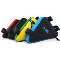 B-Soul MTB Rahmen Tasche Vorder rohr Rahmen Lenker wasserdichte Fahrrad taschen Dreieck Beutel halter Mountainbike Werkzeug tasche im Freien