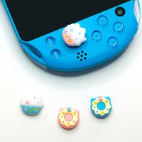 Cartoon Ice Cream Silicone Thumbstick Grip Cap Joystick Analog Protective Cover Case For Psvita PS Vita PSV 1000 2000