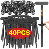 40-2PCS Nylon Cable Ties Reusable Multi-Purpose Cable Organizer Data Wire Cord Management Automotive Repair Universal Fixer Tool