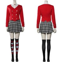 Heathers The Musical Heather Chandler Cosplay Costume Uniform Skirt Outfits Halloween Carnival Costumes NM34
