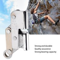 Quick Rock Climbing Rope Grab Self Braking Stop Descender Inner Spring Strong and Easy To Operate for Rock Climbing