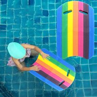 Rainbow EPE Foam Swimming Kick board Kids Adults Safety Swimming Aid Float Board Lightweight Waterproof Training Kick board