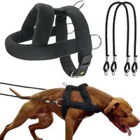 Adjustable Dog Weight Pulling Training Harness Pulling Leash For Medium Large Work Dogs Husky Weight Pulling Harnesses Vest