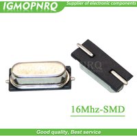 20pcs smd hc-49s 16.000mhz 16MHz HC49S 16M 20ppm 20pF quartz resonator crystal
