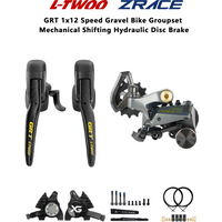 AliExpress LTWOO GRT12 Disc 1x12s Gravel Hydraulic Disc Brake Groupset + ZRACE XG Flat Mount Brake Caliper, Carbon Fibre, Benchmark GRX
