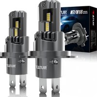 2x H4 LED Headlight Bulb Mini Wireless 100W 20000LM 6000K for Car Headlamp Auto Diode Lamps H4 Turbo Led 12V High Low Beam