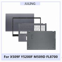Coque arrière LCD d'origine pour ordinateur portable ASUS X509F Y5200F M509D FL8700, boîtier supérieur/avant, repose-paume/boîtier inférieur/charnières