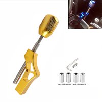 Universal Car Gear Shift Lever Extender, Aluminum Alloy Auto Parts Modification Accessory Set