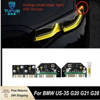 For BMW 3 series 2020-2022 angel Eyes Laser DRL RGB multicolor LED boards G20 G21 GTS daytime running lights Lemon Yellow DRL
