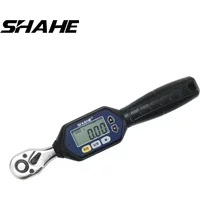 Shahe Mini Torque Wrench 1/4" 3/8" 1/2" Portable Wrench Bidirectional Ratchet Head Torque Wrench Digital Hand Tools AWM