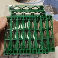 Compatible 95347 Pillars Bricks Lattice Tower 2X2X10 Support Baseplate Bridge Girder Bracket Building Block Part Column Toys