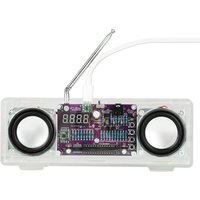 87.5MHz~108MHz FM Radio Electronic Soldering Project Practice Electronic DIY Kit Dual Channel Digital Tube for Audio Learning