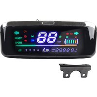 Electric Bike Ebike Scooter Wide LCD Display Motor Speedmeter Screen 48-72V E-Bicycles Meter Motor Scooter Screen Speed Wide
