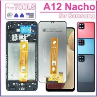 LCD for Samsung Galaxy A12 Nacho Display Touch Screen Digitizer Assembly with Frame for Samsung A12 Nacho A127F A127M A127U