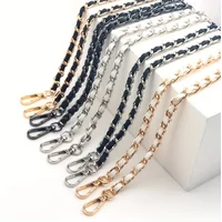 Purse Chain Strap, 47" Crossbody Straps for Purses Bag Chain Chain Purse Strap with Metal Buckle Chain for Purse Handbag