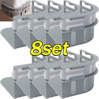 1/8set Heavy Duty Bedsheet Corner Fixator Tightener Clips Invisible Sheet Holders Non-Slip Quilt Sheets Fastener Grippers Straps