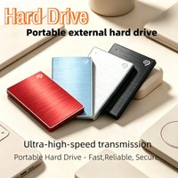 Portable External Hard Drive High Speed Transmission Large Capacity HDD External Storage Disk Compatible with Desktop Laptop Mac