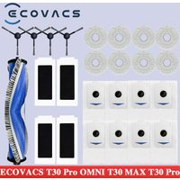 ECOVACS T30 PRO OMNI / T30S PRO / YEEDI M12 Pro+ Robot Vaccum Replacement Parts Dust Bag Main Side Brush Filter Mop Accessories