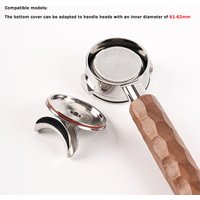 58mm 2-in-1 Coffee Handle with Diverter Nozzle and Detachable Coffee Filter Suitable for Inner Diameter 61-62mm Handle Head