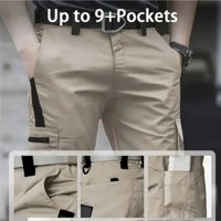 Men's Outdoor Hiking Workwear Shorts Tactical Shorts Multifunctional Pockets Suitable for Hiking Mountaineering Fishing Cycling