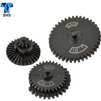 SHS CNC Steel Cut Torque High Speed Original Gear Set for Ver.2/3 AEG EBB Gearbox 12:1 13:1 16:1 18:1 32:1 100:200 100:300