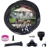 Misting Cooling System, Misting Line with Copper Metal Mist Nozzles, Patio Misting System, Outdoor Misters Cooling System