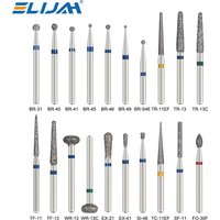 5Pcs/Bag Dental Diamond Burs Drill FG 1.6mm Bur For High Speed Handpiece Denspay Dental Bur Polishing Whitening Lab Material