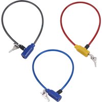 AliExpress NONE 1PC Multi-Purpose Steel Cable Bike Lock, Outdoor Anti-Theft Bicycle Lock for Mountain Bike, Heavy Duty Security Wire Lock