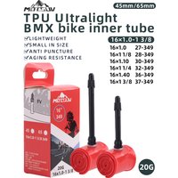 AliExpress MOTSUV Road Bicycle Inner Tube TPU Material Ultralight BMX Bike Tube Apply 16x10-1.3/8 Cycling Tire 45/65mm Length French Valve