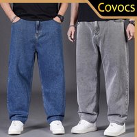 Big Size Jeans Men Large Size Jumbo Long Loose Pants Plus Size Loose Jeans Men