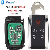 YIQIXIN For Jaguar XF XK XFR XKR 2009 2010 2011 2012 2013 XJ8 XK8 Car Smart Remote 434Mhz ID46 Chip PCF7945 Keyless KR55WK49244