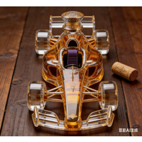 Racing Shape High Borosilicate Glass Whiskey Decanter Ornament Unique Home Decor Bottle for Interesting Interior Design