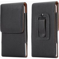 Universal Leather Case Casual Rectangle PU Mobile Phone Pouch Belt Clip Bag for IPhone/Samsung/Huawei/Xiaomi