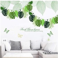 Window Display Forest Theme Decorations Artificial Le Pull Flag Hanging Ornaments for Kindergarten Opening Season Setup
