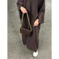 Ramadan Eid Modest Abaya Damen Dubai Islam Muslim Kaftan Dress For Women Kebaya Caftan Marocain Robe Femme Musulmane Vestidos