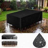 Housses de meubles universelles multi-tailles, housses de protection imperméables et anti-poussière pour chaises d'intérieur et d'extérieur, Tables, Patio, jardin