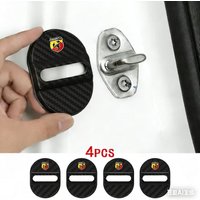 Car Door Lock Buckle Protection Cover Elastic For Abarth 595 695 595C 695C 2012-2020 2021 2022 2023 2024