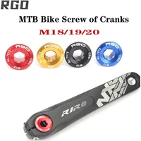 MTB Bike M15 M18 M19 M20 Cranks Screw compatible for Shimano IXF M19 Crankset Cover Aluminum BMX Road Bike Arm Bolt