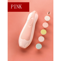 Baby Electric Nail Clipper & Grinder, 6-in-1 Set, Anti-Scratch Anti-Pinch, Adjustable Speed, Low Noise, Portable Storage