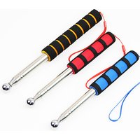 Telescopic Flag Pole 1/1.2M Windsock PPT Presentation Handheld Flag Pole Teachers Pointer Tour Guide Flagpole Non-slip Handle