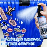 Luggage Tag Residue Remover: Powerful Adhesive Remover – Clears Car Stickers & Labels for Home & Travel Use