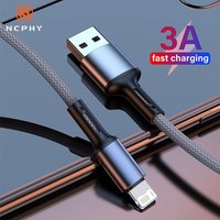 USB Cable for iPhone 14 13 12 11 Pro Max Xs X 5 6 7 8 Plus SE 2.4A Fast Charging Cable for iPhone Charger Cable USB Data Line 3M