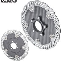 AliExpress HASSNS Carbon Fiber Brake Disc Mtb Floating Rotor 160mm 140mm Centerlock Disco Bicycle Caliper Mountain Bike Disc Brakes Cycling
