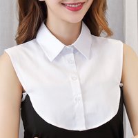 4pcs Fake Collar Detachable Collar for Men,Shirts Half False Blouse Baccalaureate Gown Top False Collar Business Formal Occasion