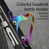 AliExpress ESLNF Bicycle Water Bottle holder Colorful Gradient Aluminum alloy Mountain Bike Riding Equipment Accessories Road Water Cup Holder