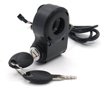 E-Bike Lgnition Lock Key Thumb Throttle Switch Power for KUGOO M4 M5/Xiao Mi M365 Universal Electric Scooter Accessories