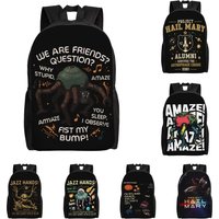 Project Hail Mary - Rocky - Andy Weir Book Backpack Casual High School Hiking Travel Daypack Laptop Shoulder Bag Lightweight